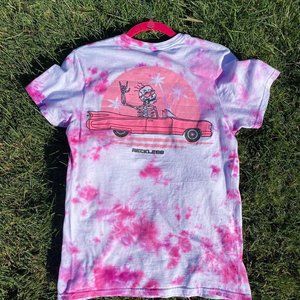 Pink tie-dye reckless Tee